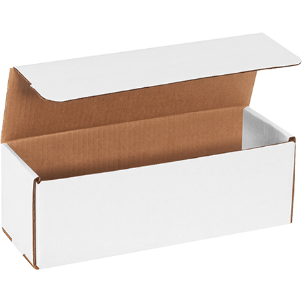 12 x 4 x 4" (25 Pack) White Corrugated Mailers