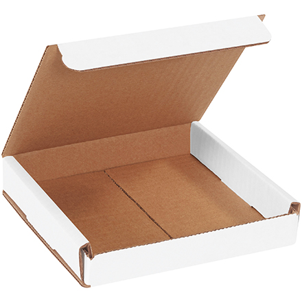 6 x 6 x 1" White Corrugated Mailers