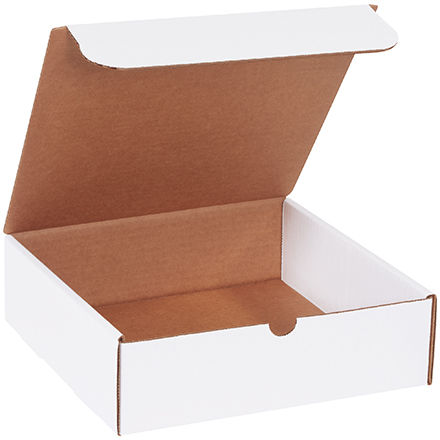 10 x 10 x 3" White Literature Mailers