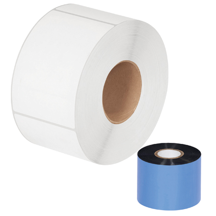 2.09" x 1345' Black Sato Thermal Transfer Ribbons - Wax