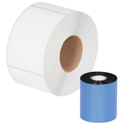 3.00" x 1345' Black Sato Thermal Transfer Ribbons - Wax