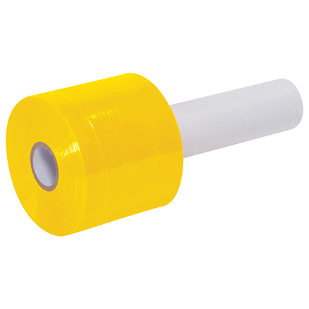 3" x 80 Gauge x 1000' Yellow Extended Core Bundling Film